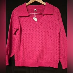NWT Pink (Fuchsia) Sweater